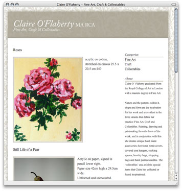 Home Page - Claire O'Flaherty